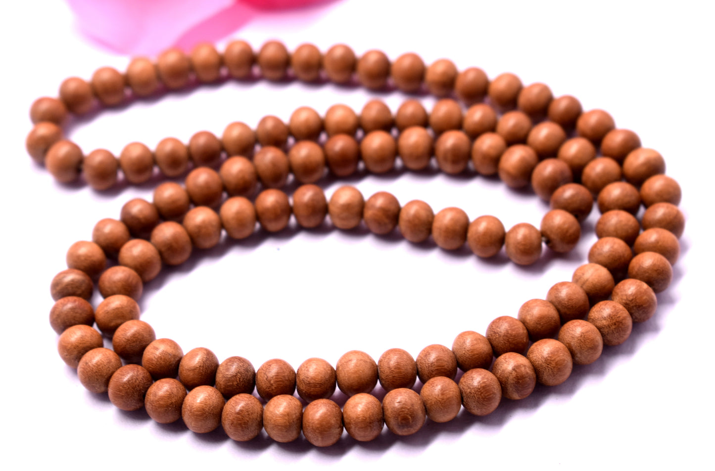 Sandalwood Bead Mala – Supports Calmness, Meditation, and Spiritual Awareness #Sandalwood #Meditation #SpiritualAwareness #CrystalHealing #Mala