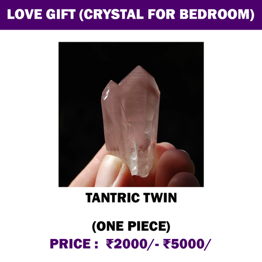 Love Gift (Crystal for Bedroom) | Tantric Twin Crystal, Soul Mate Crystal