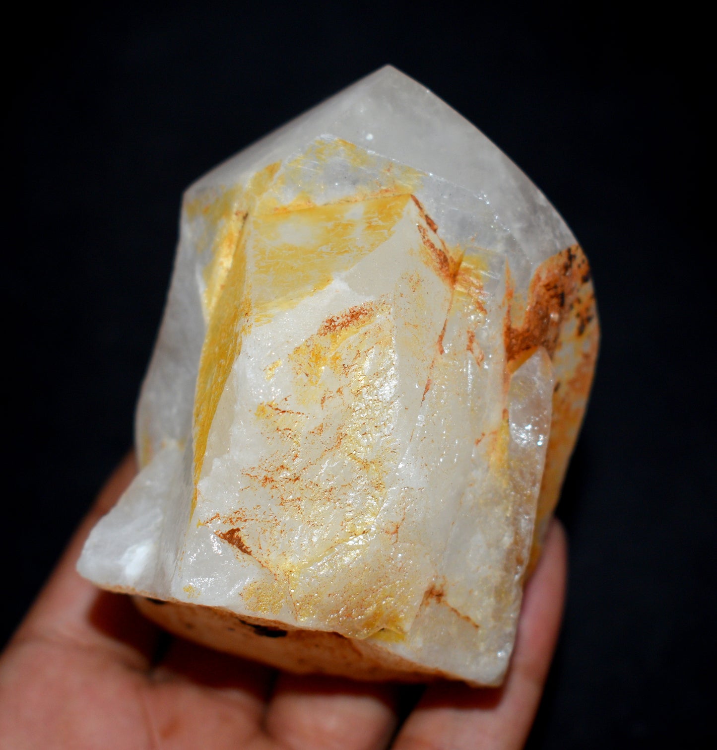 Beautiful Tantric Twin Crystal – Soul Mate Crystal - Enhances Energy Flow and Spiritual Healing- {Weight- 463.60 Gram}