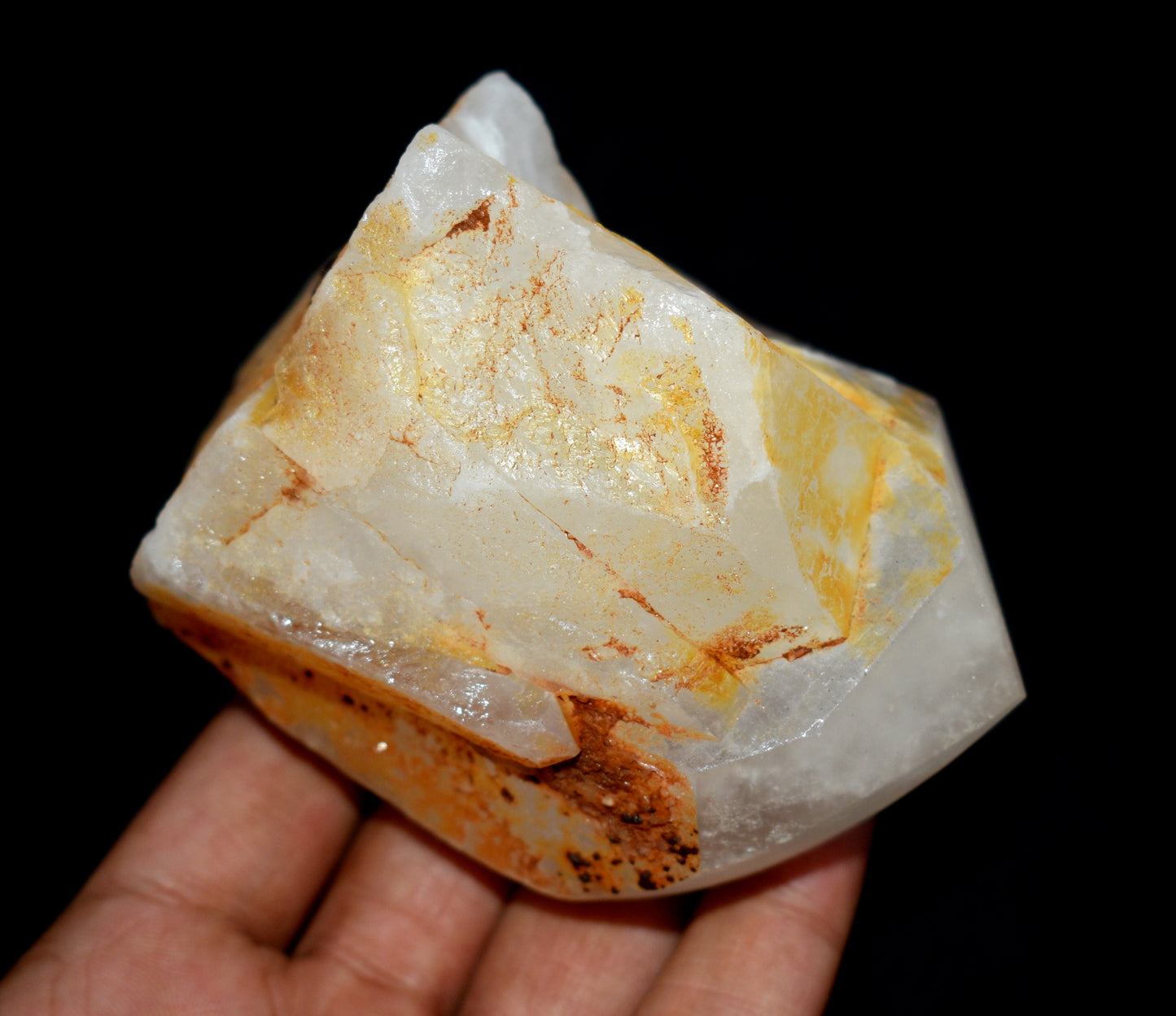 Beautiful Tantric Twin Crystal – Soul Mate Crystal - Enhances Energy Flow and Spiritual Healing- {Weight- 463.60 Gram}
