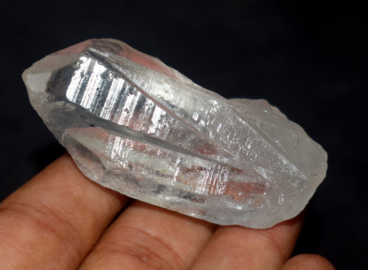 Beautiful Tantric Twin Window Crystal – Soul Mate Crystal - Enhances Energy Flow and Spiritual Healing- {Weight- 46.78 Gram}