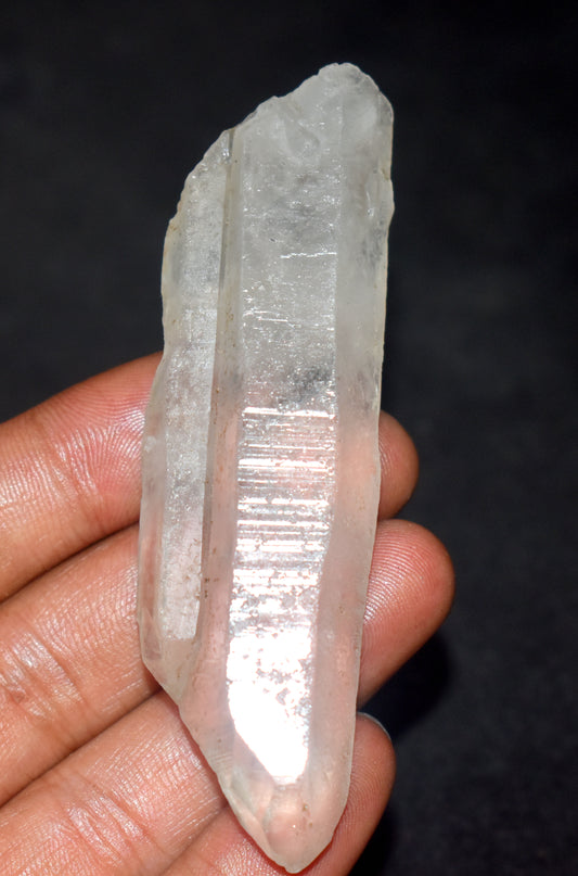 Lemurian Quartz Crystal – Clear Energizing- {Weight- 48.98 Gram},