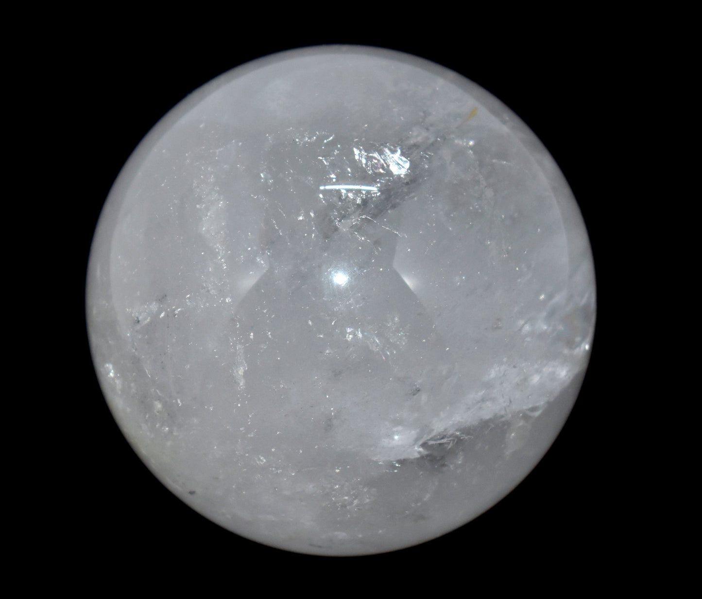 This magnificent Crystal Polished Round Ball, weighing 675 grams #ClearQuartz  #MeditationCrystal #BalanceAndHarmony #SpiritualHealing #ClarityAndFocus #HealingStone #MetaphysicalProperties #PositiveEnergy 