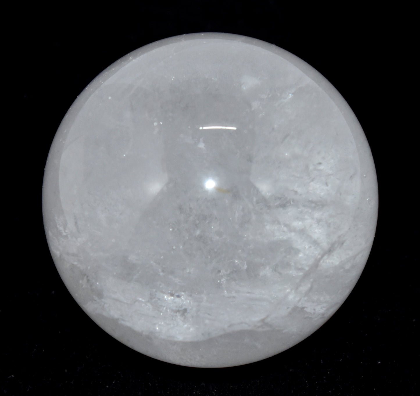 This magnificent Crystal Polished Round Ball, weighing 675 grams #ClearQuartz  #MeditationCrystal #BalanceAndHarmony #SpiritualHealing #ClarityAndFocus #HealingStone #MetaphysicalProperties #PositiveEnergy 