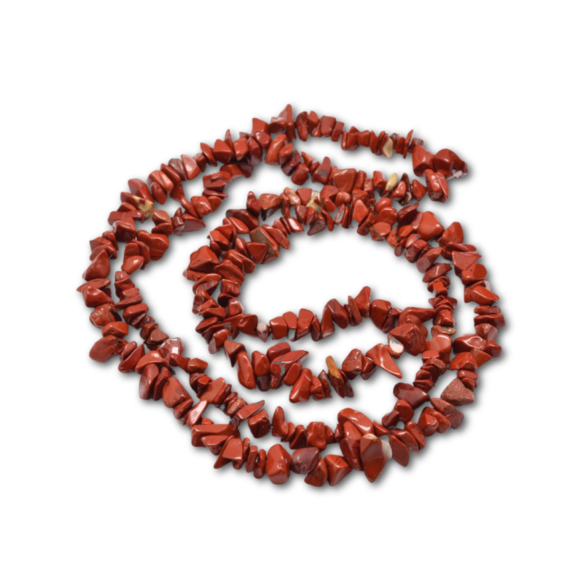 Unique Red Jasper Chips Mala – Supports Meditation, Stress Relief, and Grounding #RedJasper #Meditation #StressRelief #CrystalHealing #NaturalGemstone