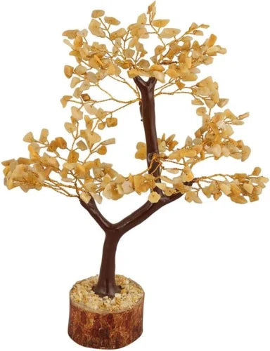  Yellow Aventurine Stone Tree promotes luck, abundance, and positive energy flow. #YellowAventurine #Luck #Abundance #CrystalTree #PositiveEnergy
