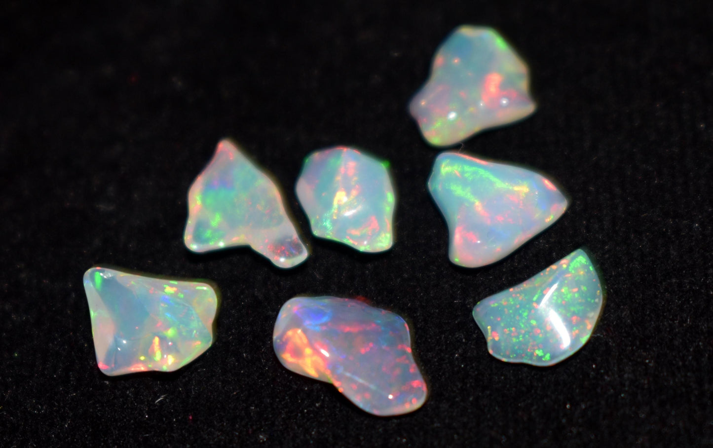 100% Natural Ethiopian Opal|| Welo Fire Freeform Opal Gemstone Lot|| Opal Polish Rough Stone|| 6.00 Carat|| Size-7x9x4.5mm-7.5x11x4mm