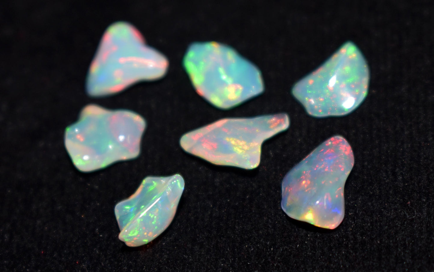100% Natural Ethiopian Opal|| Welo Fire Freeform Opal Gemstone Lot|| Opal Polish Rough Stone|| 6.00 Carat|| Size-7x9x4.5mm-7.5x11x4mm
