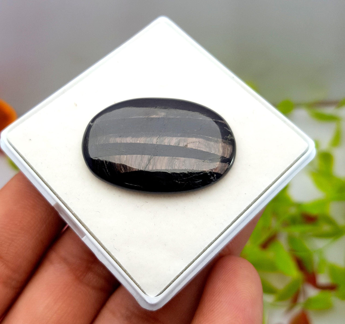 100% Natural Hyper Steen, Oval Smooth Cabochon Loose Gemstone, 38.20 Carat, Size-32x22x4mm, For Jewelry Making,